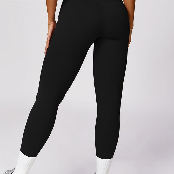 Buddha Stones Damen Kurzarm-T-Shirt, Oberteil, hohe Taille, Leggings, Hose für Sport, Yoga - image 9