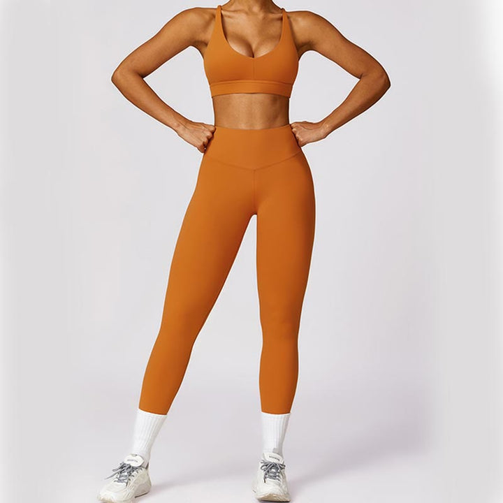 Buddha Stones Damen Kurzarm-T-Shirt, Oberteil, hohe Taille, Leggings, Hose für Sport, Yoga - image 26