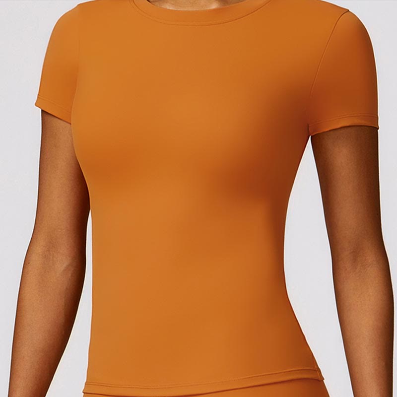 Buddha Stones Damen Kurzarm-T-Shirt, Oberteil, hohe Taille, Leggings, Hose für Sport, Yoga - image 14