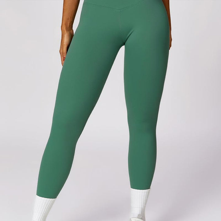 Buddha Stones Damen Kurzarm-T-Shirt, Oberteil, hohe Taille, Leggings, Hose für Sport, Yoga - image 36