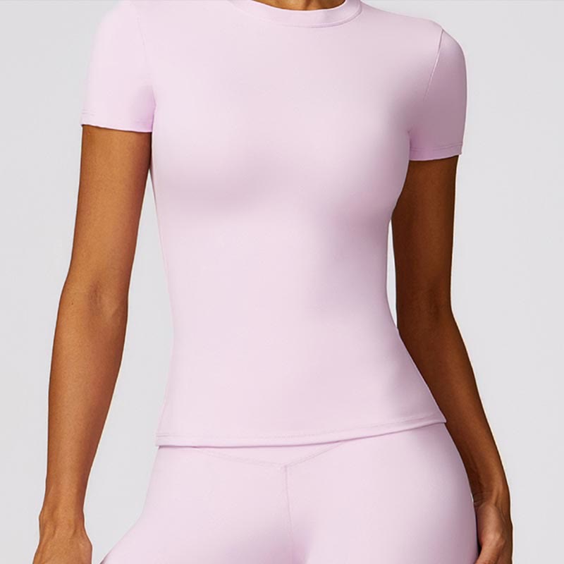 Buddha Stones Damen Kurzarm-T-Shirt, Oberteil, hohe Taille, Leggings, Hose für Sport, Yoga - image 58