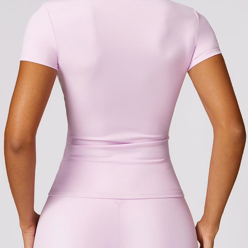 Buddha Stones Damen Kurzarm-T-Shirt, Oberteil, hohe Taille, Leggings, Hose für Sport, Yoga - image 60