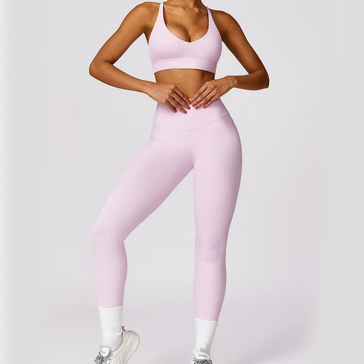 Buddha Stones Damen Kurzarm-T-Shirt, Oberteil, hohe Taille, Leggings, Hose für Sport, Yoga - image 79