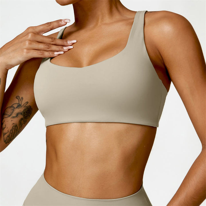 Buddha Stones Gym Sport Yoga Rückenfreier BH Crop Tank Top Shorts - Braun - Spitze - US6, UK/AU10, EU38 (XL) - image 48