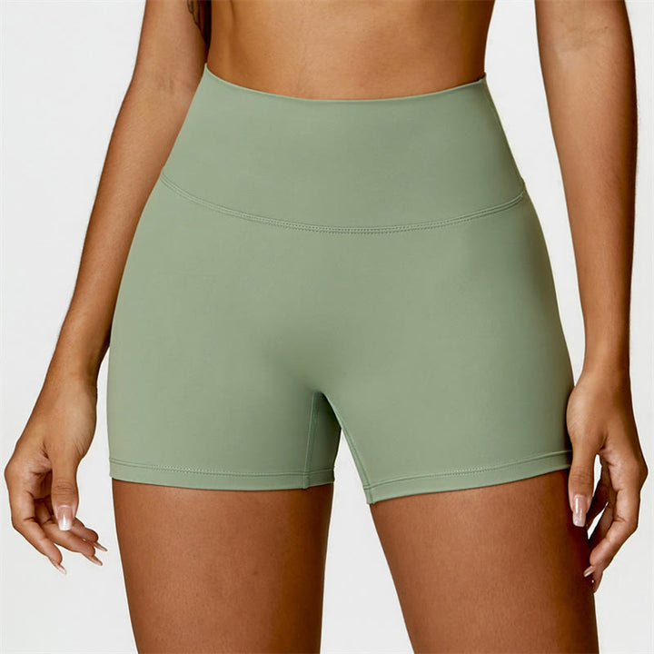 Buddha Stones Gym Sport Yoga Rückenfreier BH Crop Tank Top Shorts - Grün - Shorts - US6, UK/AU10, EU38 (XL) - image 29