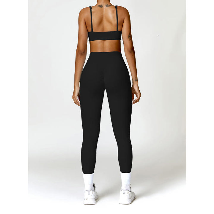 Buddha Stones Gym Sport Yoga Rückenfreier BH Crop Tank Top Shorts - image 5