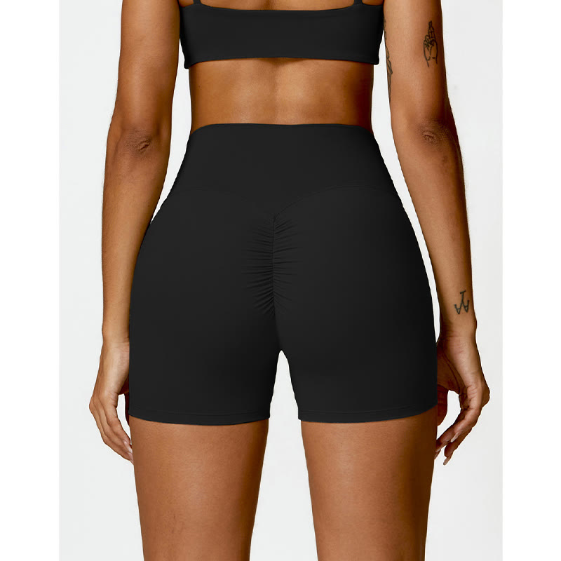 Buddha Stones Gym Sport Yoga Rückenfreier BH Crop Tank Top Shorts - image 11