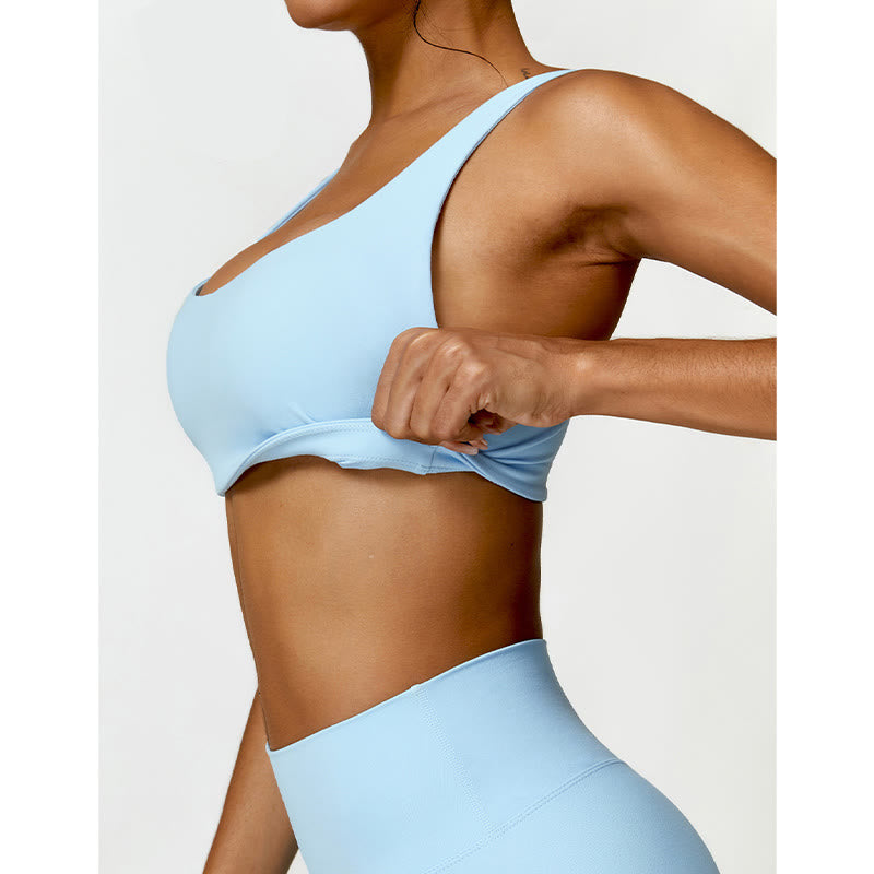 Buddha Stones Gym Sport Yoga Rückenfreier BH Crop Tank Top Shorts - image 15