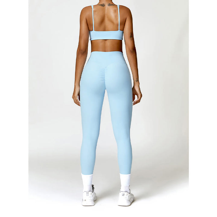 Buddha Stones Gym Sport Yoga Rückenfreier BH Crop Tank Top Shorts - image 19