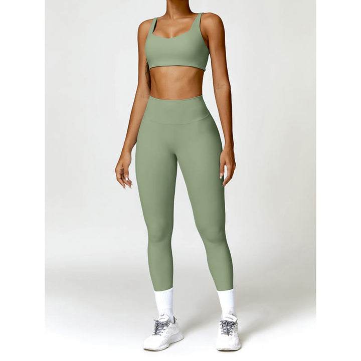 Buddha Stones Gym Sport Yoga Rückenfreier BH Crop Tank Top Shorts - image 27