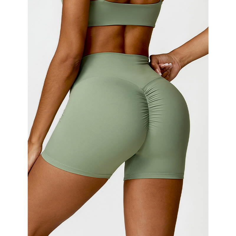 Buddha Stones Gym Sport Yoga Rückenfreier BH Crop Tank Top Shorts - image 30