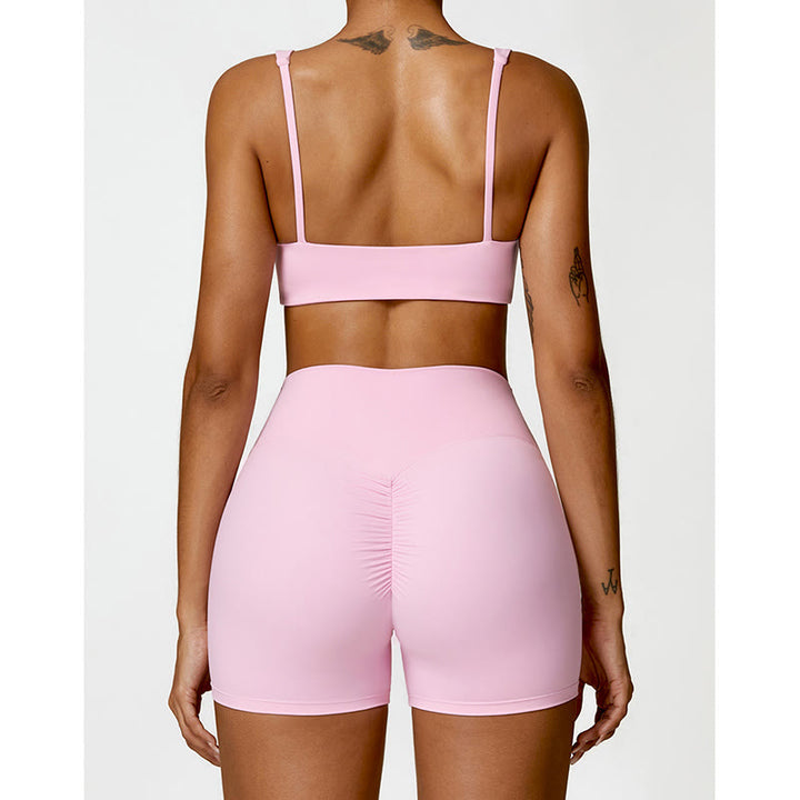 Buddha Stones Gym Sport Yoga Rückenfreier BH Crop Tank Top Shorts - image 40