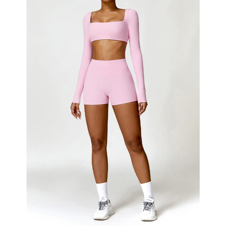 Buddha Stones Gym Sport Yoga Rückenfreier BH Crop Tank Top Shorts - image 47