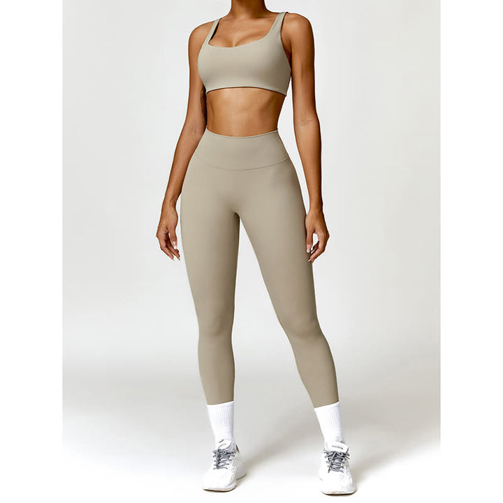 Buddha Stones Gym Sport Yoga Rückenfreier BH Crop Tank Top Shorts - image 59