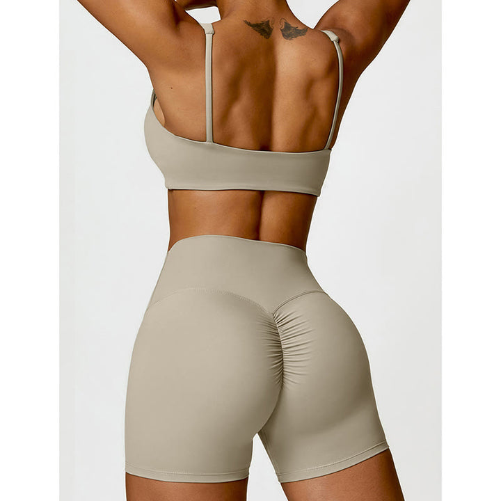 Buddha Stones Gym Sport Yoga Rückenfreier BH Crop Tank Top Shorts - image 52
