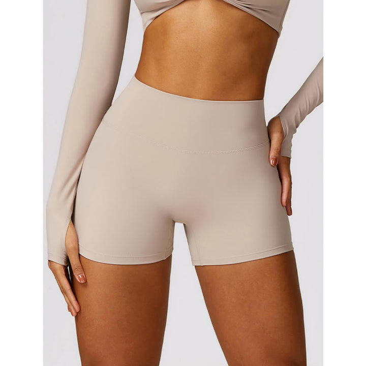 Buddha Stones Gym Sport Yoga Rückenfreier BH Crop Tank Top Atmungsaktive Shorts - image 14