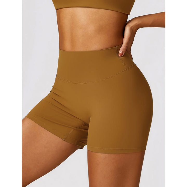 Buddha Stones Gym Sport Yoga Rückenfreier BH Crop Tank Top Atmungsaktive Shorts - image 53