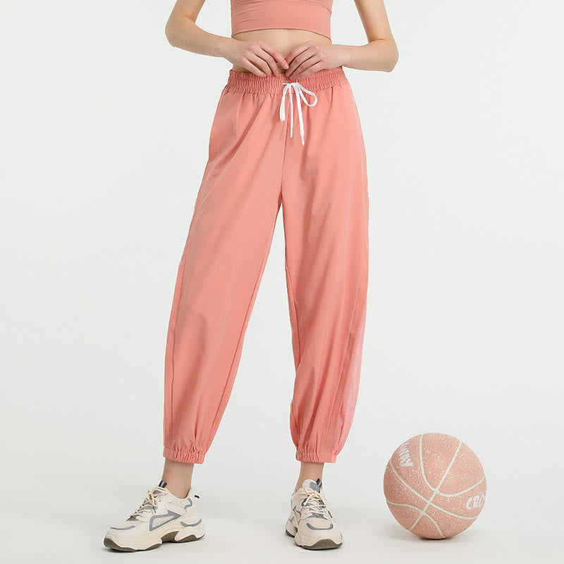 Buddha Stones Hohe Taille Lockere Fitness Yoga Sport Trainingshose Mit Taschen - image 12