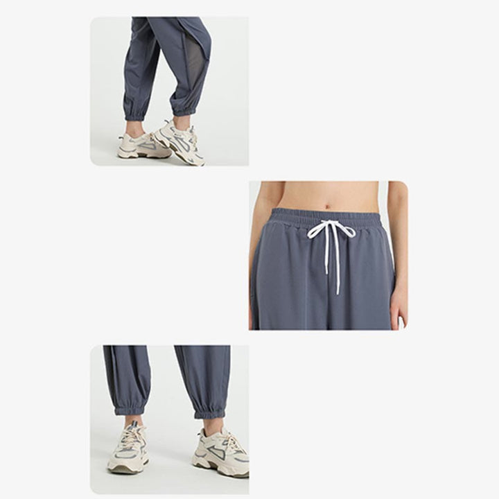 Buddha Stones Hohe Taille Lockere Fitness Yoga Sport Trainingshose Mit Taschen - image 5