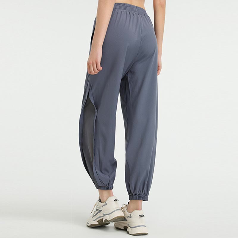 Buddha Stones Hohe Taille Lockere Fitness Yoga Sport Trainingshose Mit Taschen - image 3