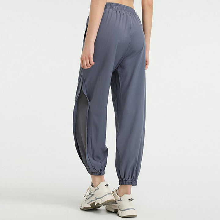 Buddha Stones Hohe Taille Lockere Fitness Yoga Sport Trainingshose Mit Taschen - image 3