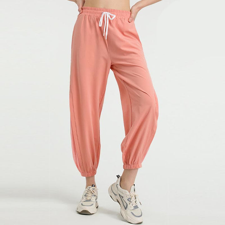 Buddha Stones High Waist Loose Fitness Yoga Sports Track Pants With Pockets - Rosa - US 8-10, UK/AU 12-14, EU 40-42 (XL)  - image 11