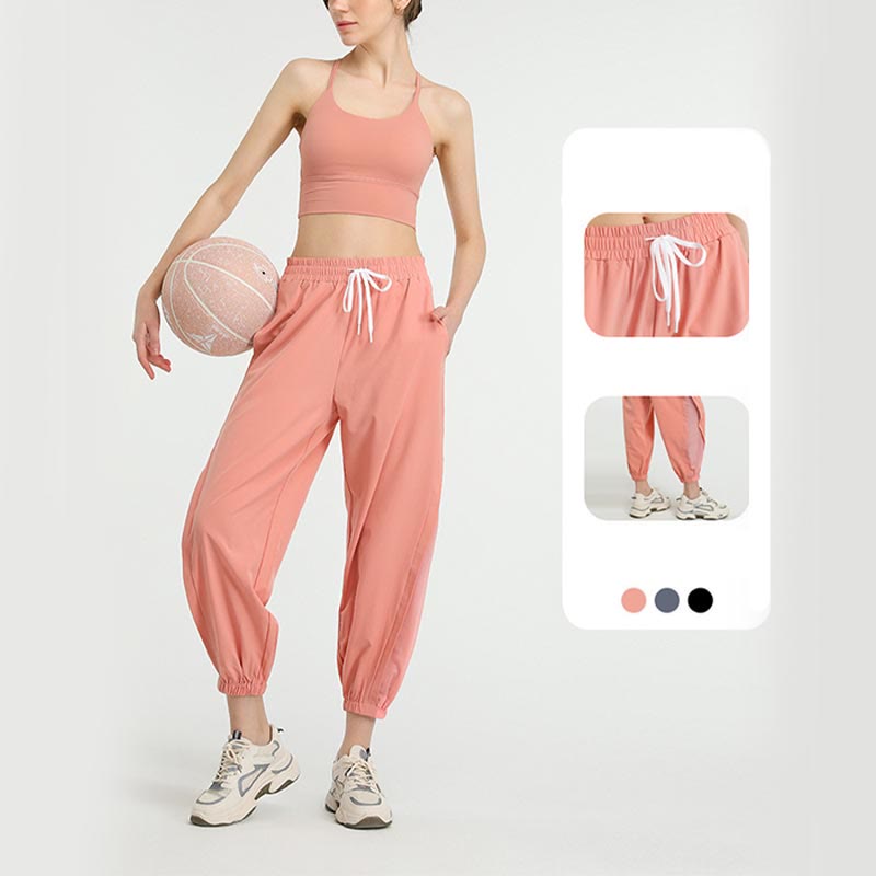 Buddha Stones Hohe Taille Lockere Fitness Yoga Sport Trainingshose Mit Taschen - image 15