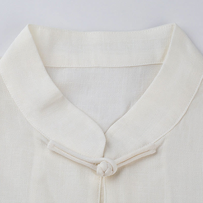 Buddha-Steine, einfarbig, Frosch-Knopf, Meditation, Gebet, spirituelles Zen, Tai Chi, Qigong, Praxis, Unisex-Kleidungsset - image 15