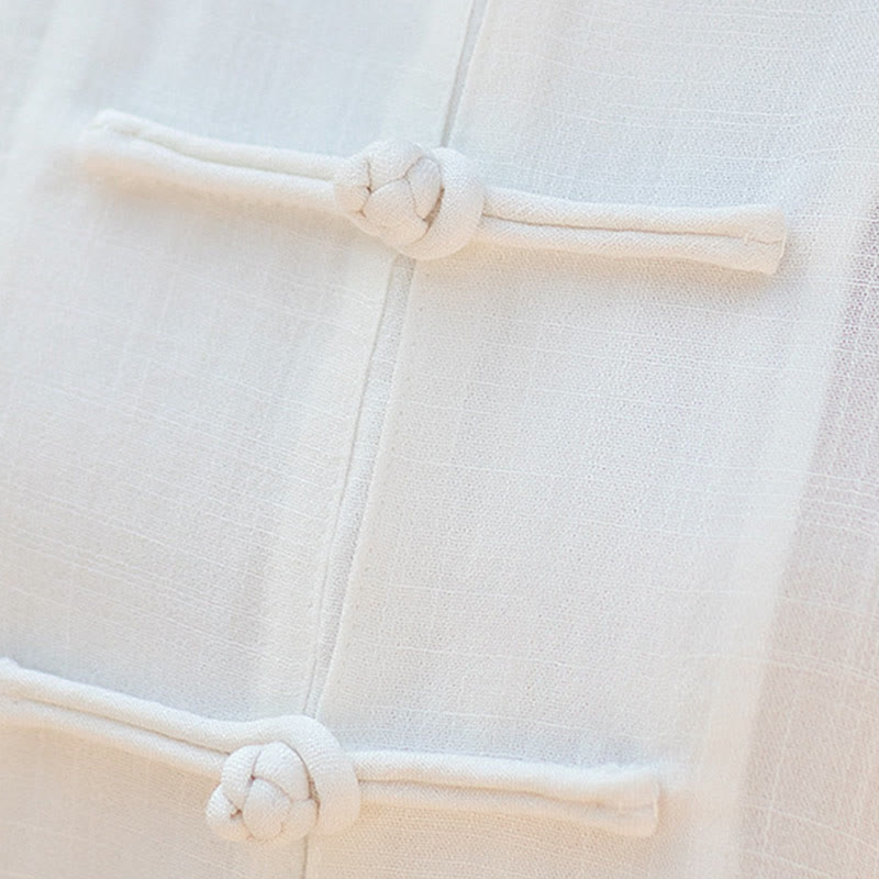 Buddha-Steine, einfarbig, Frosch-Knopf, Meditation, Gebet, spirituelles Zen, Tai Chi, Qigong, Praxis, Unisex-Kleidungsset - image 17