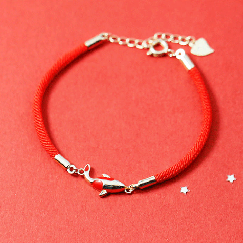 Buddha Steine ​​Kupfer Koi Fisch Reichtum Halskette Anhänger Rotes Seil Armband Ohrringe Set - image 3