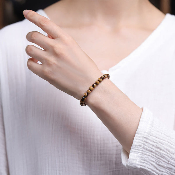 Buddha-Steine ​​925 Sterling Silber Natürliche goldene Seeweide Zakiram Göttin des Reichtums Glücksbringer Fu Charakter Erfolg Armband - image 10