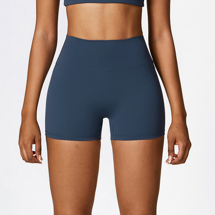 Buddha Stones Einfarbiges kurzes Tanktop mit hoher Taille und Shorts für Sport, Fitness, Fitnessstudio, Yoga-Outfits - image 10