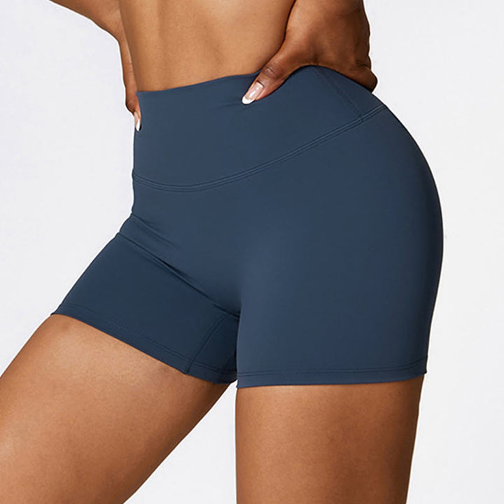 Buddha Stones Einfarbiges kurzes Tanktop mit hoher Taille und Shorts für Sport, Fitness, Fitnessstudio, Yoga-Outfits - image 8