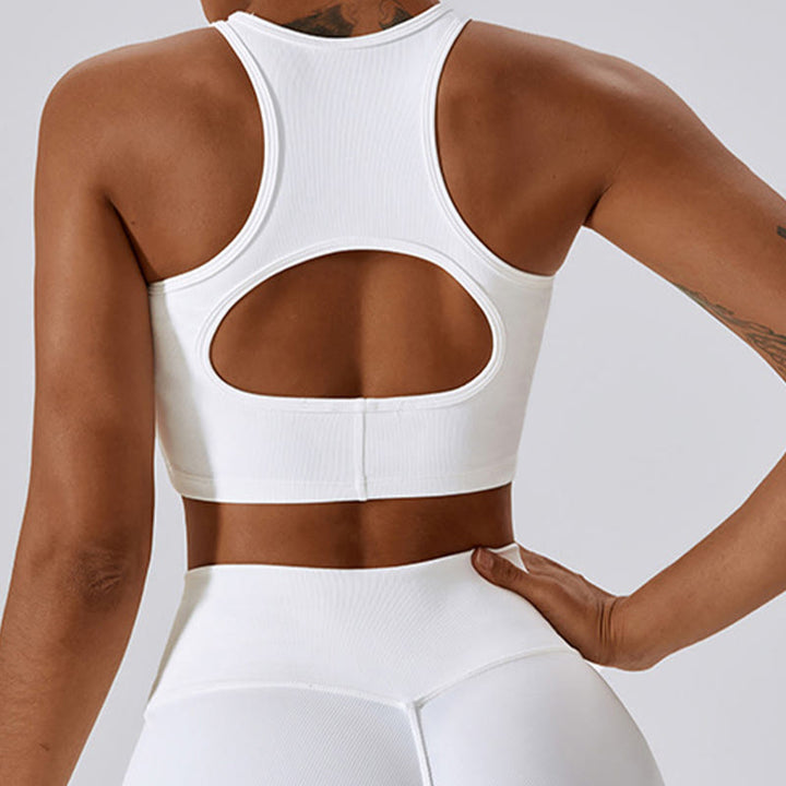 Buddha Stones Ärmelloses bauchfreies Tanktop Schlaghose Sport Fitness Yoga - image 6