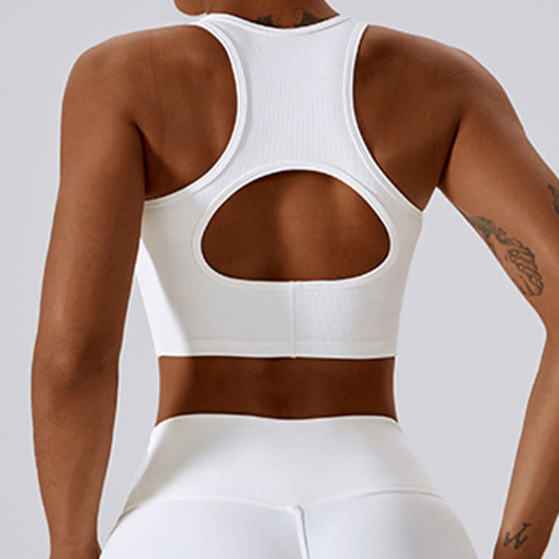 Buddha Stones Ärmelloses bauchfreies Tanktop Schlaghose Sport Fitness Yoga - image 7