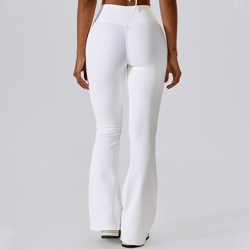 Buddha Stones Ärmelloses bauchfreies Tanktop Schlaghose Sport Fitness Yoga - image 12