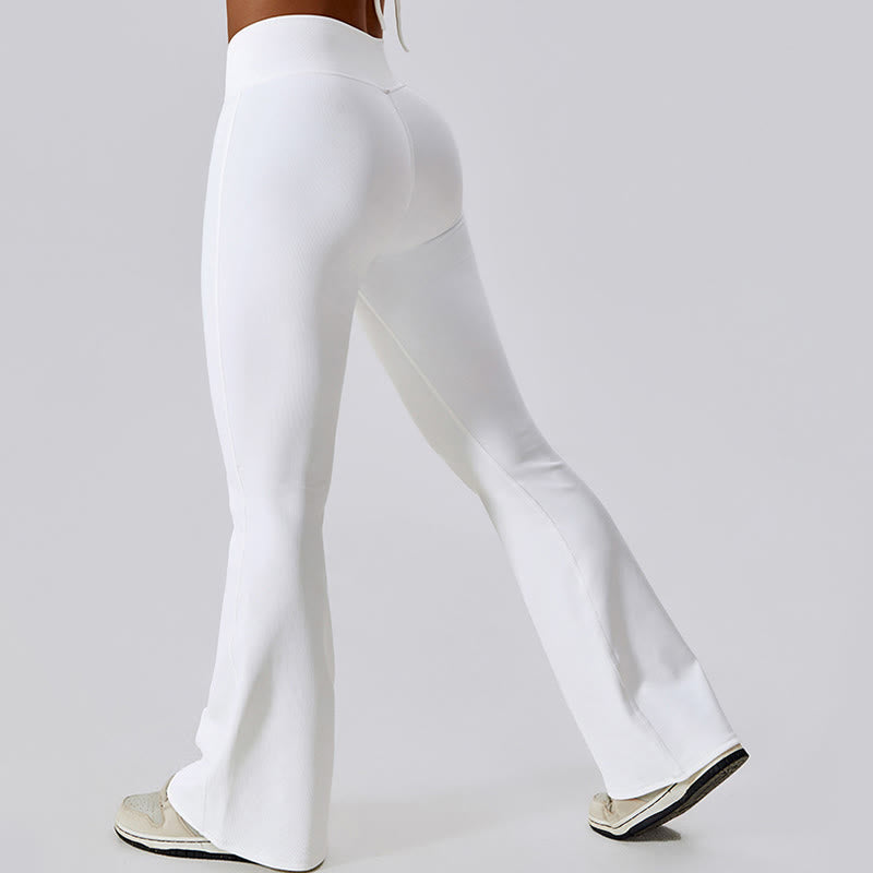 Buddha Stones Ärmelloses bauchfreies Tanktop Schlaghose Sport Fitness Yoga - image 10