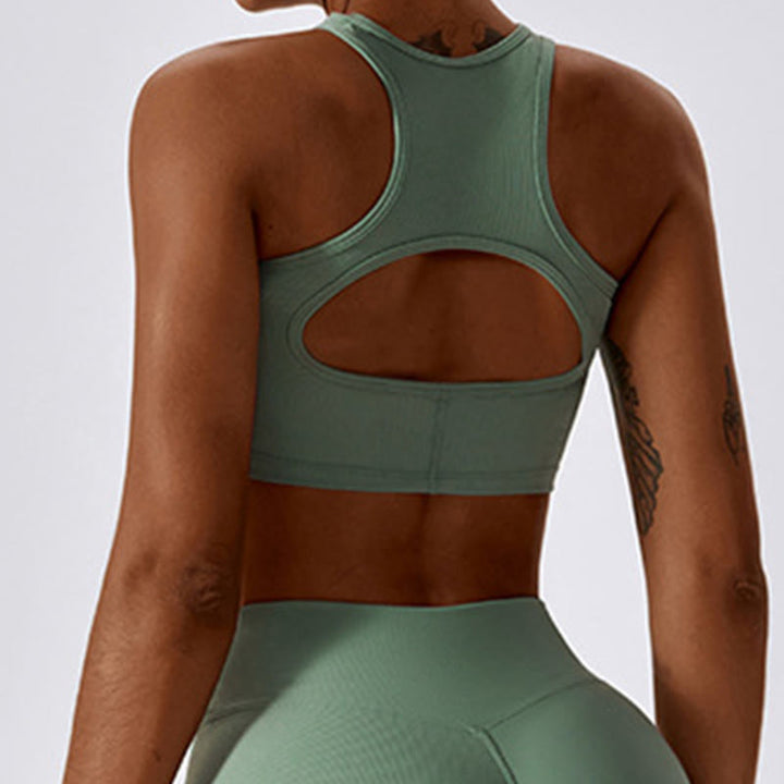 Buddha Stones Ärmelloses bauchfreies Tanktop Schlaghose Sport Fitness Yoga - image 26