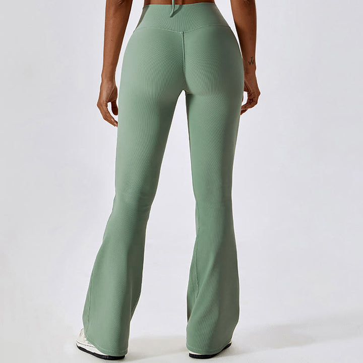 Buddha Stones Ärmelloses bauchfreies Tanktop Schlaghose Sport Fitness Yoga - image 34