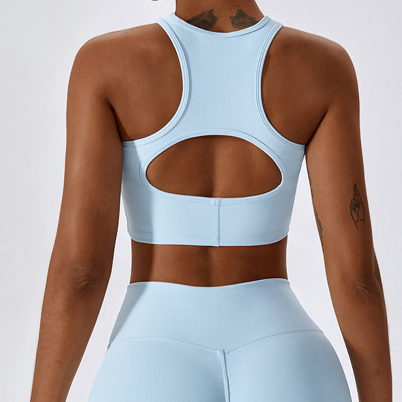 Buddha Stones Ärmelloses bauchfreies Tanktop Schlaghose Sport Fitness Yoga - image 39