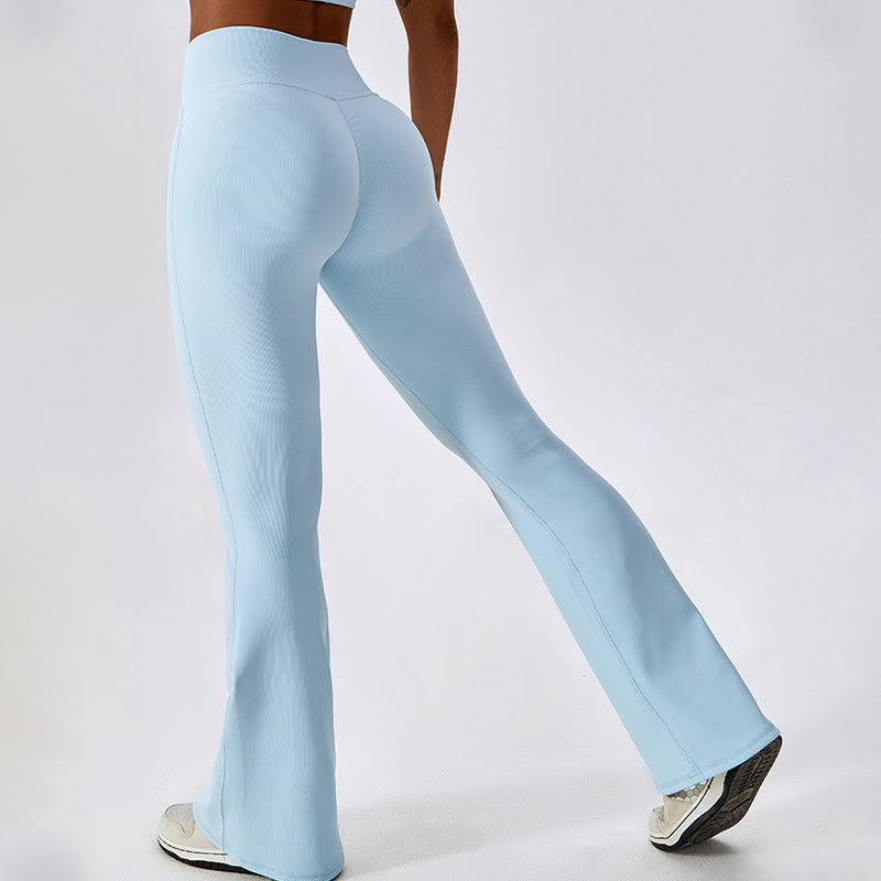 Buddha Stones Ärmelloses bauchfreies Tanktop Schlaghose Sport Fitness Yoga - image 44