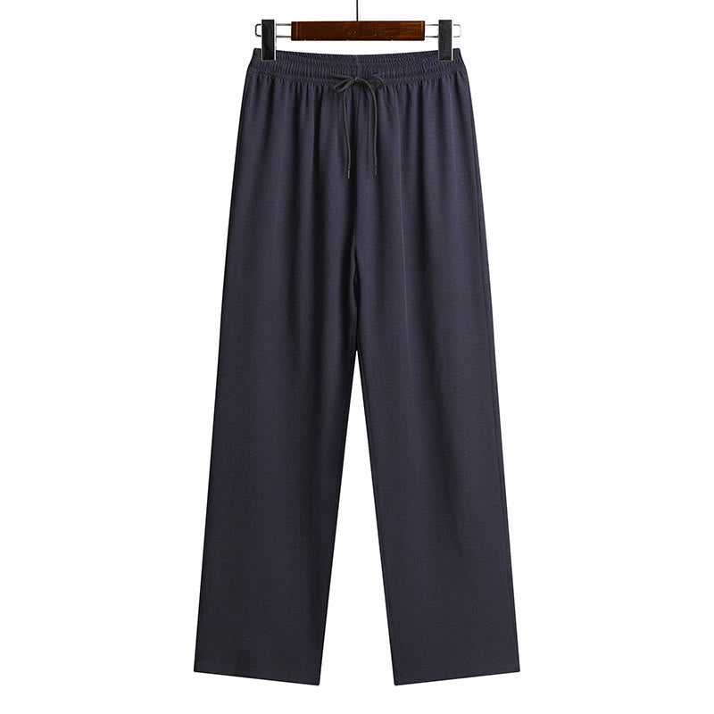 Buddha Stones Fu Charakter Tang Anzug Hanfu Traditionelle Uniform Kurzarm Oberteil Hosen Kleidung Herren Set - image 20