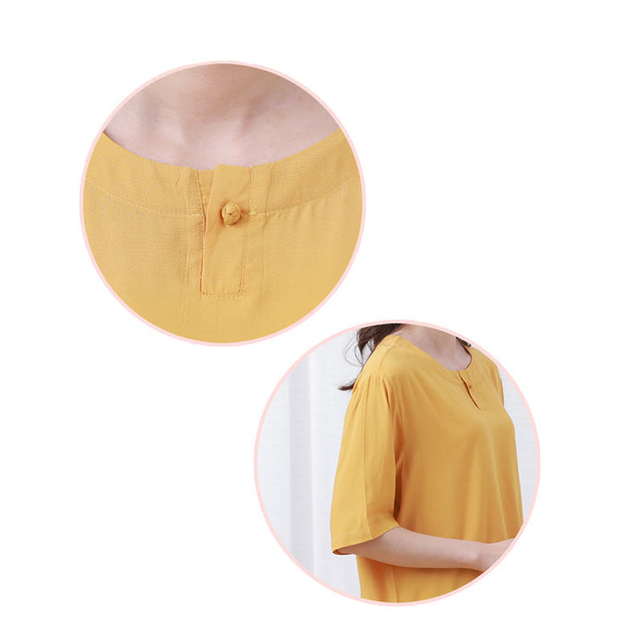 Buddha Stones 2-teiliges T-Shirt mit halben Ärmeln und Hose, Meditation, Zen, Tai Chi, Baumwolle, Leinen, Unisex-Kleidung - image 7