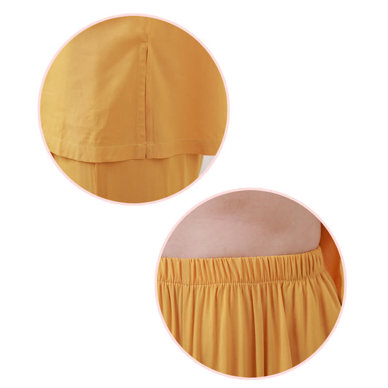 Buddha Stones 2-teiliges T-Shirt mit halben Ärmeln und Hose, Meditation, Zen, Tai Chi, Baumwolle, Leinen, Unisex-Kleidung - image 8