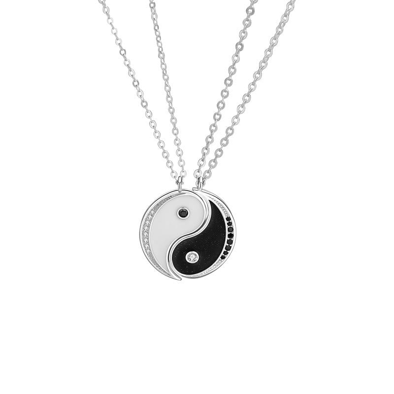Halskette mit Anhänger aus 925er Sterlingsilber mit Yin-Yang-Symbol von Buddha Stones - image 4