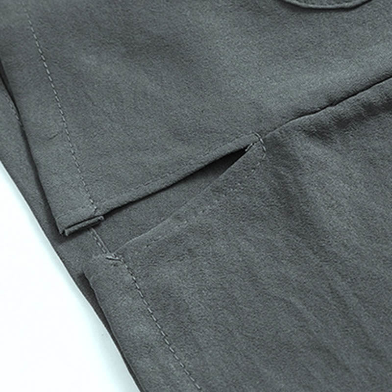 Buddha-Steine, Drache, Fu-Charakter, Tang-Anzug, traditionelles Kurzarmhemd, Hose mit weitem Bein, Kleidung für Herren - image 9