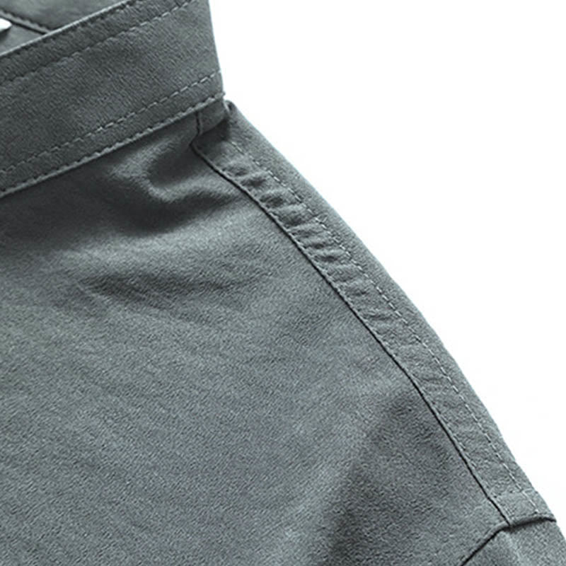 Buddha-Steine, Drache, Fu-Charakter, Tang-Anzug, traditionelles Kurzarmhemd, Hose mit weitem Bein, Kleidung für Herren - image 4