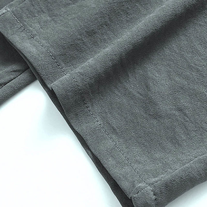 Buddha-Steine, Drache, Fu-Charakter, Tang-Anzug, traditionelles Kurzarmhemd, Hose mit weitem Bein, Kleidung für Herren - image 13