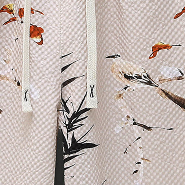 Buddha-Steine-Landschaft, Kokospalmen, Elster-Muster, kurzärmelige Shorts für Herren - image 23