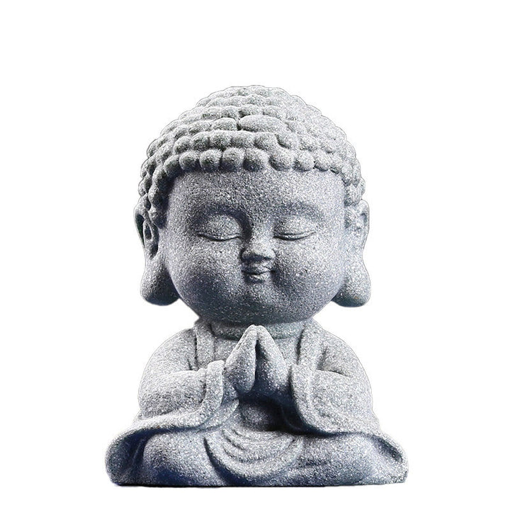 Buddha-Steine, Meditation, betender Buddha, Mitgefühl, Gelassenheit, Heimdekoration